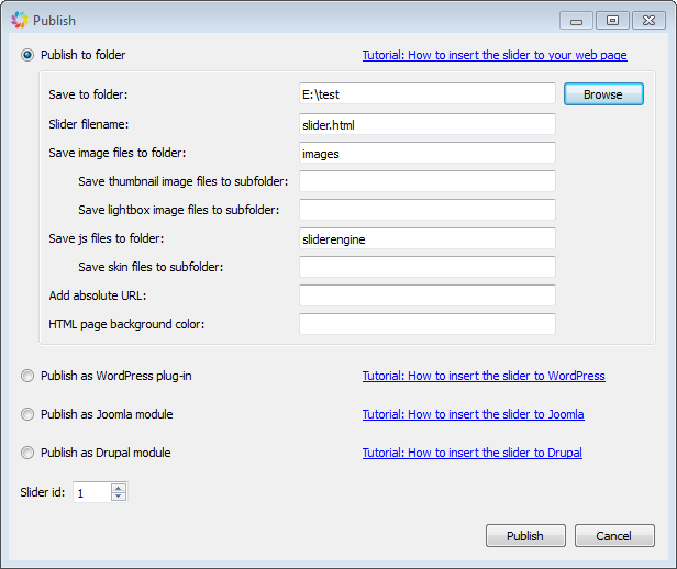 Crear un slider de jQuery